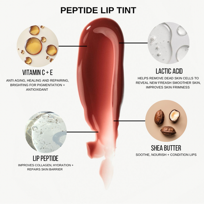 Peptide lip tint