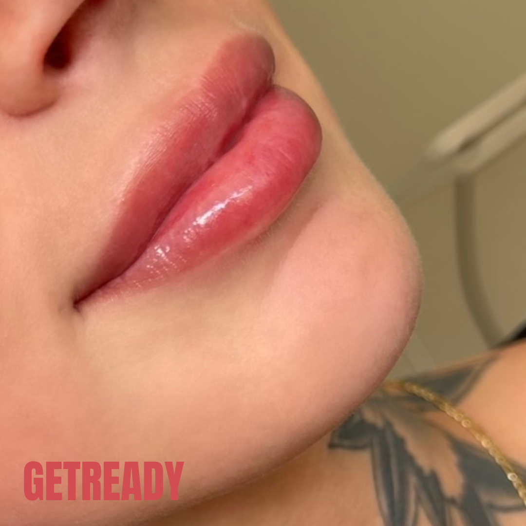 Peel-off lip tattoo